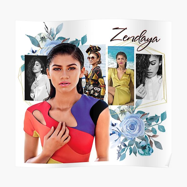 "Zendaya" Poster by LinkinAlice | Redbubble