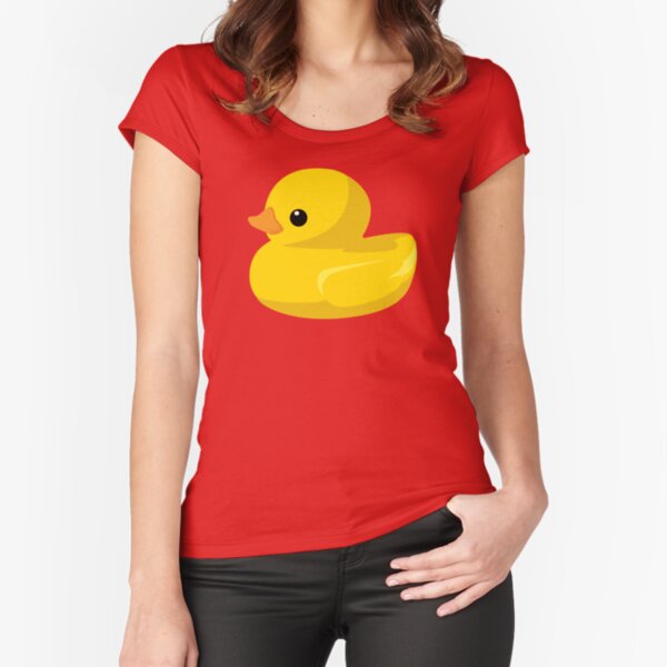 Ducks in a Row Fitted Scoop T-Shirt