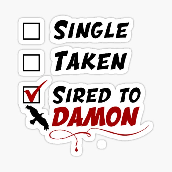 Damon Salvatore Stickers | Redbubble