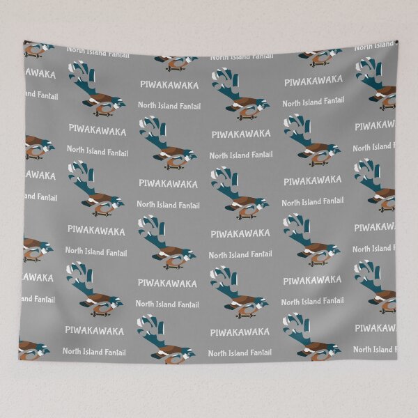 Item preview, Piwakawaka | Fantail | New Zealand bird designed and sold by piedaydesigns.