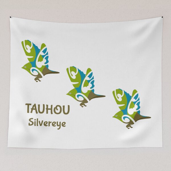 Item preview, Silvereye TAUHOU New Zealand Bird designed and sold by piedaydesigns.