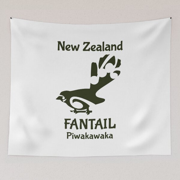 Item preview, FANTAIL New Zealand /Aotearoa native bird designed and sold by piedaydesigns.