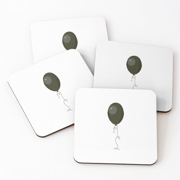 Item preview, Single black balloon designed and sold by designInk.