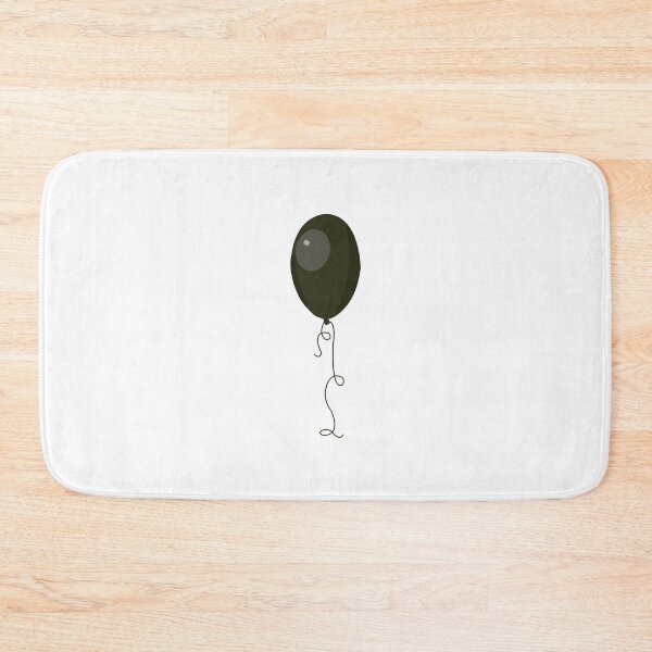Item preview, Single black balloon designed and sold by designInk.