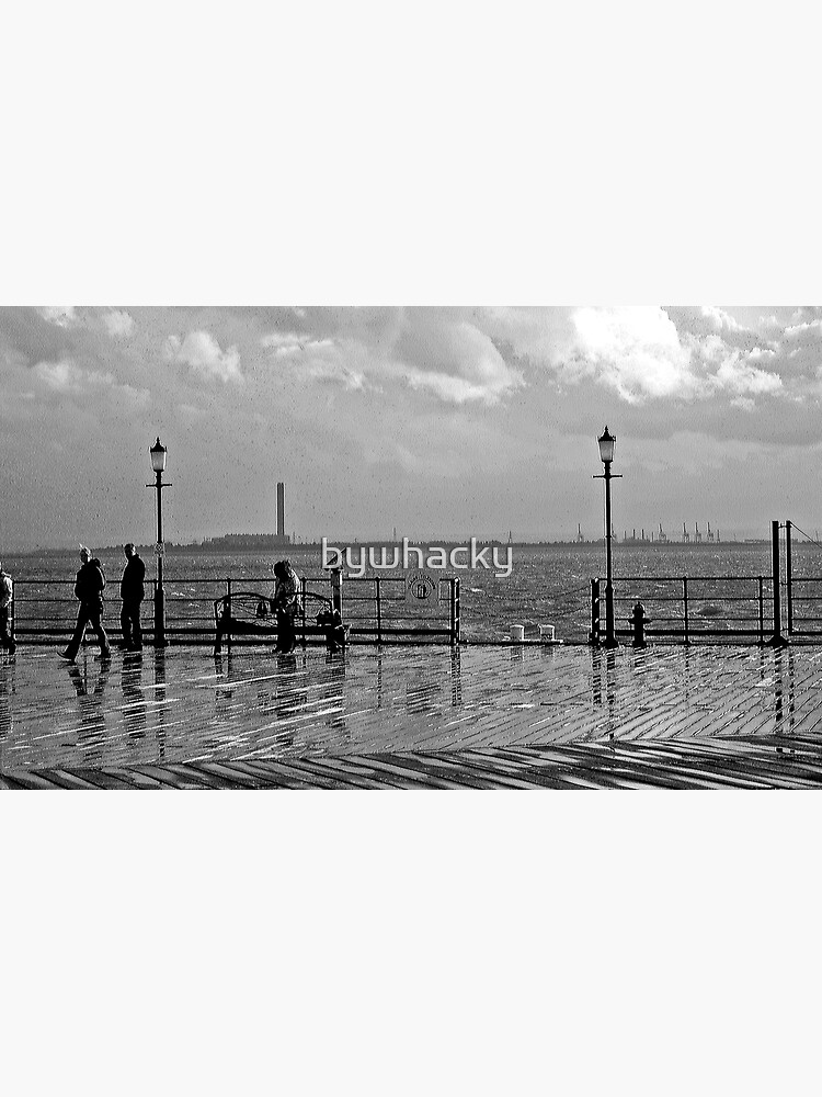 Thumbnail 3 of 3, Sticker, wet south coast pier 2 designed and sold by bywhacky.
