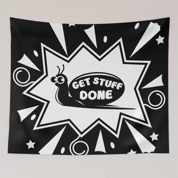 Item preview, Get Stuff Done Snail  designed and sold by piedaydesigns.