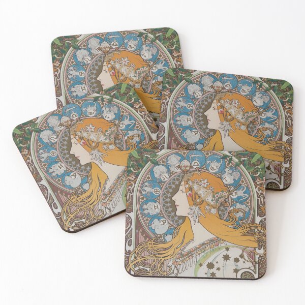Item preview, Zodiac, Mucha 1896 designed and sold by immortalpeaches.