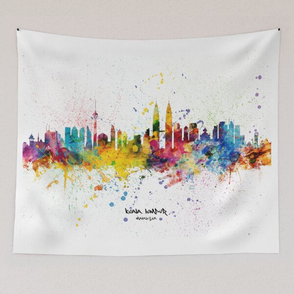 Item preview, Kuala Lumpur Malaysia Skyline designed and sold by ArtPrints.