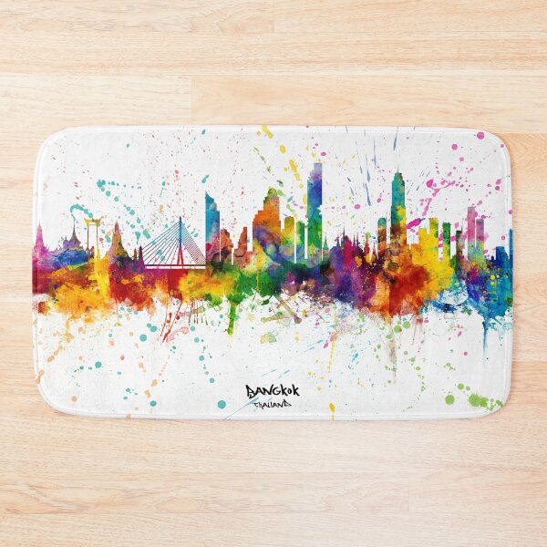 Item preview, Bangkok Thailand Skyline designed and sold by ArtPrints.