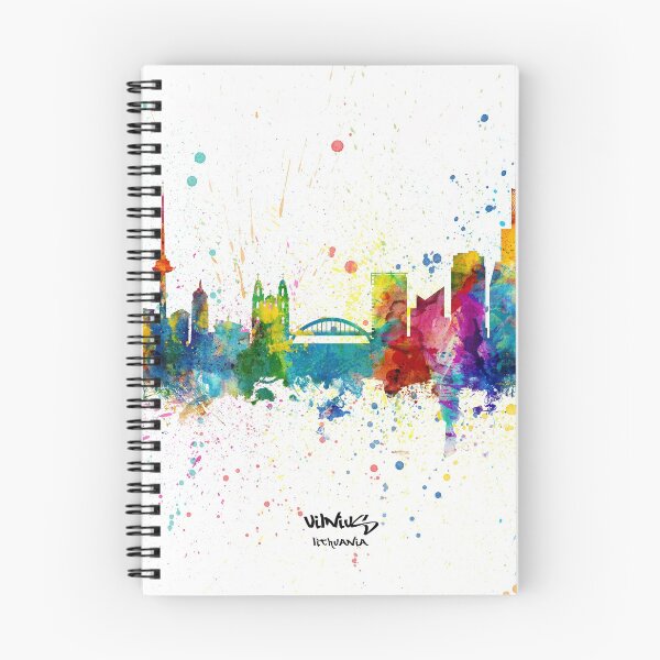 Item preview, Vilnius Lithuania Skyline designed and sold by ArtPrints.