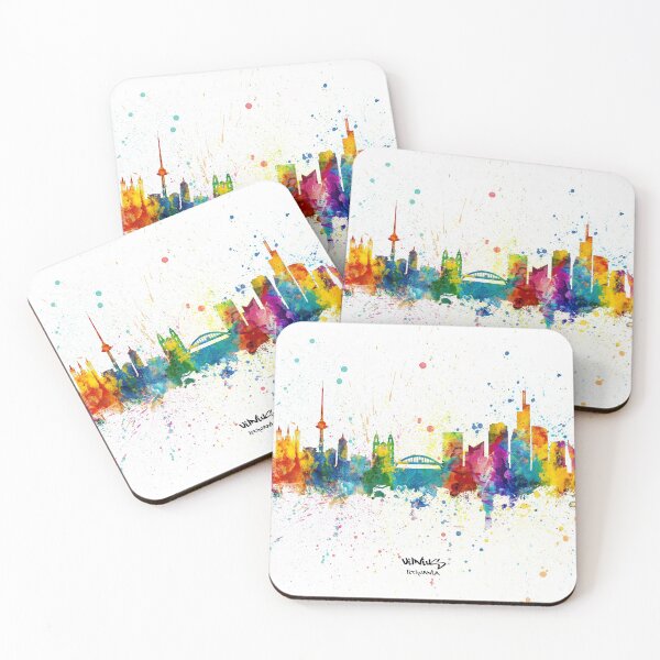 Item preview, Vilnius Lithuania Skyline designed and sold by ArtPrints.