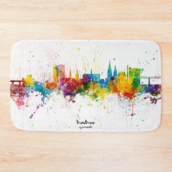 Item preview, Dundee Scotland Skyline designed and sold by ArtPrints.