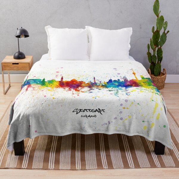 Item preview, Stuttgart Germany Skyline designed and sold by ArtPrints.