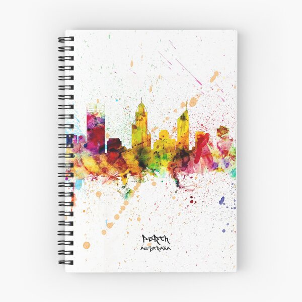 Aperçu de l'œuvre Perth Australia Skyline créée et vendue par ArtPrints.