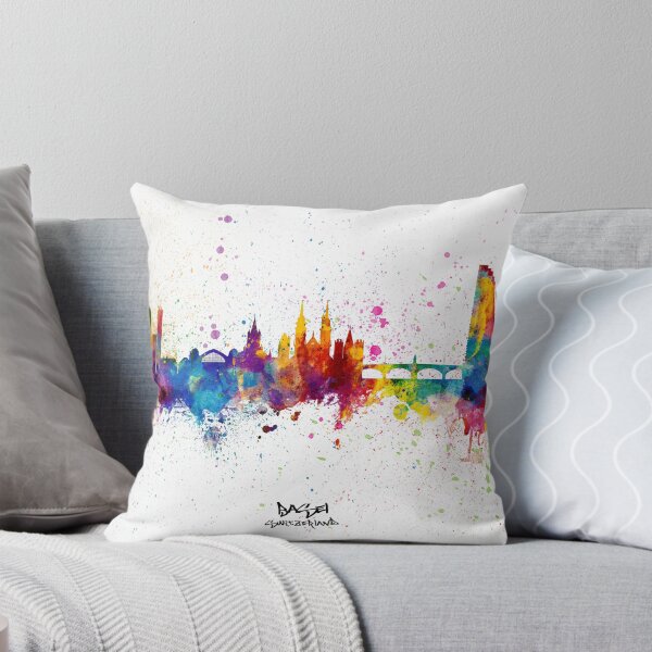 Item preview, Basel Switzerland Skyline designed and sold by ArtPrints.