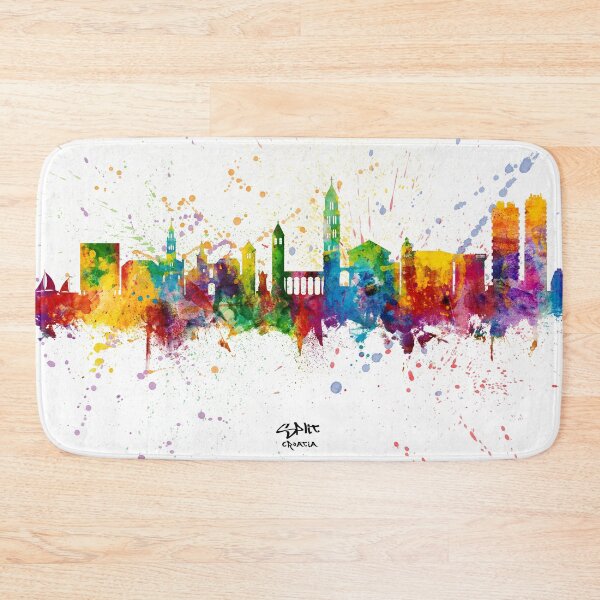Item preview, Split Croatia Skyline designed and sold by ArtPrints.