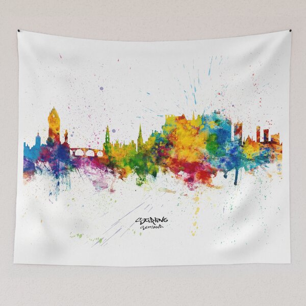 Item preview, Stirling Scotland Skyline designed and sold by ArtPrints.