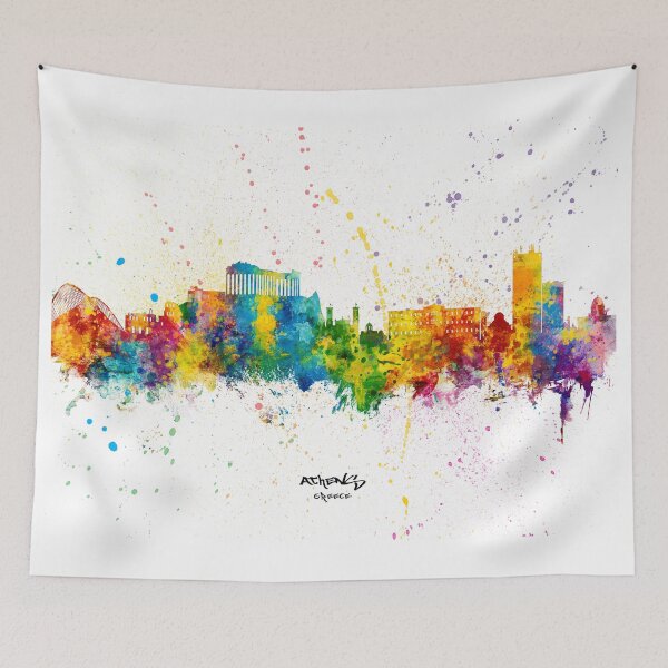 Item preview, Athens Greece Skyline designed and sold by ArtPrints.