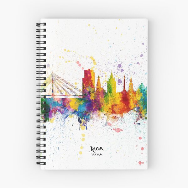 Item preview, Riga Latvia Skyline designed and sold by ArtPrints.