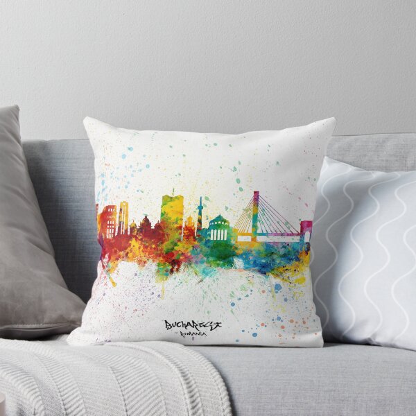 Item preview, Bucharest Romania Skyline designed and sold by ArtPrints.