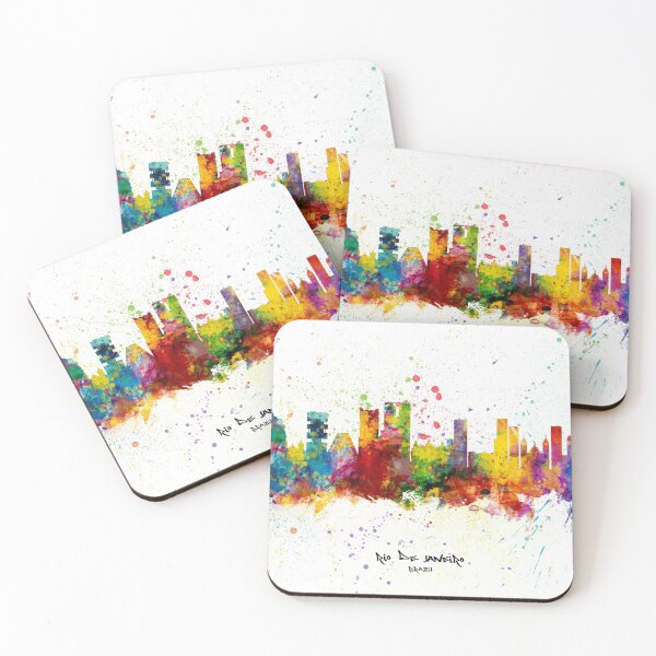 Item preview, Rio de Janeiro Brazil Skyline designed and sold by ArtPrints.