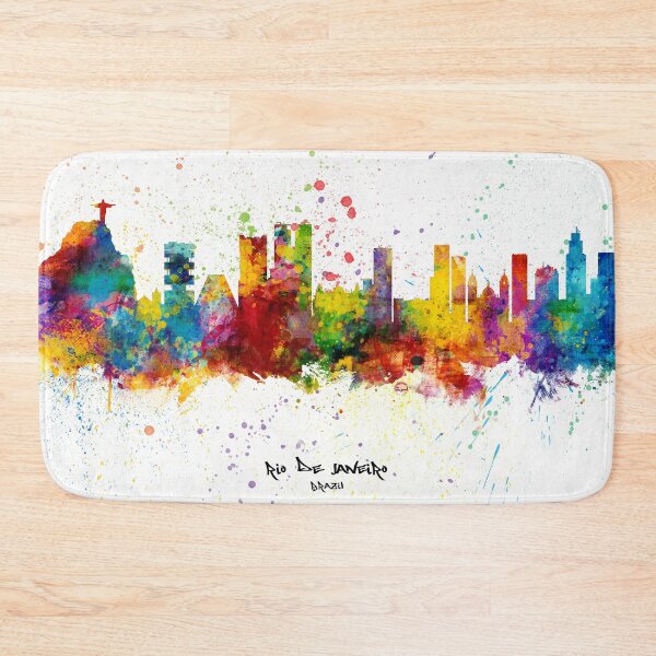 Item preview, Rio de Janeiro Brazil Skyline designed and sold by ArtPrints.