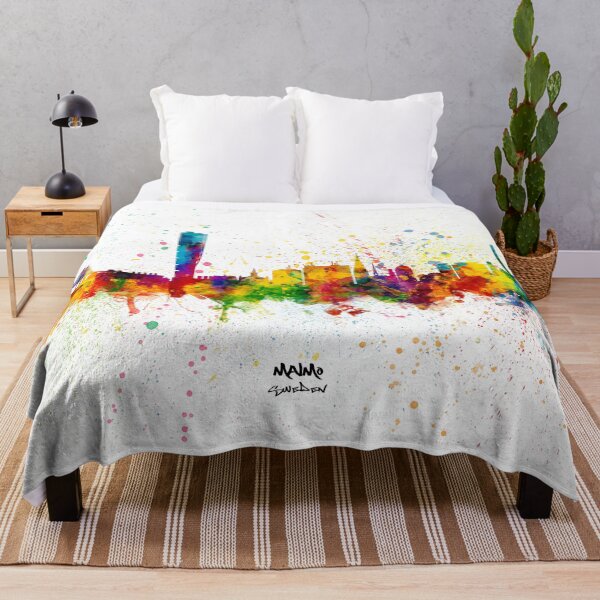 Item preview, Malmo Sweden Skyline designed and sold by ArtPrints.