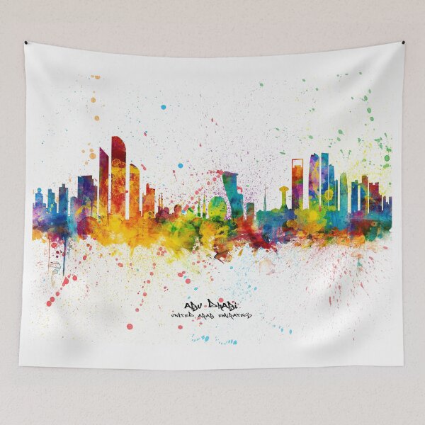 Item preview, Abu Dhabi Skyline designed and sold by ArtPrints.