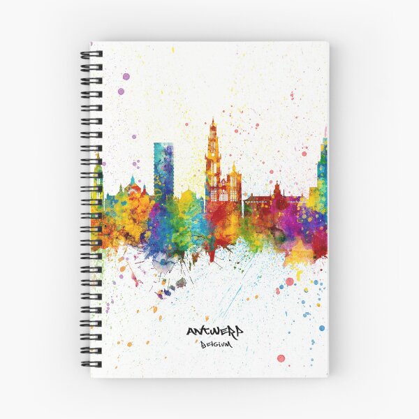 Item preview, Antwerp Belgium Skyline designed and sold by ArtPrints.