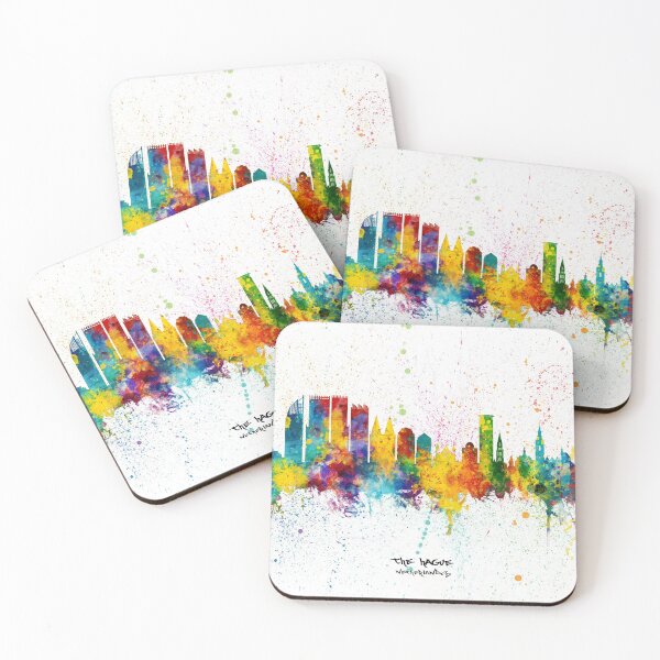 Item preview, The Hague Netherlands Skyline designed and sold by ArtPrints.