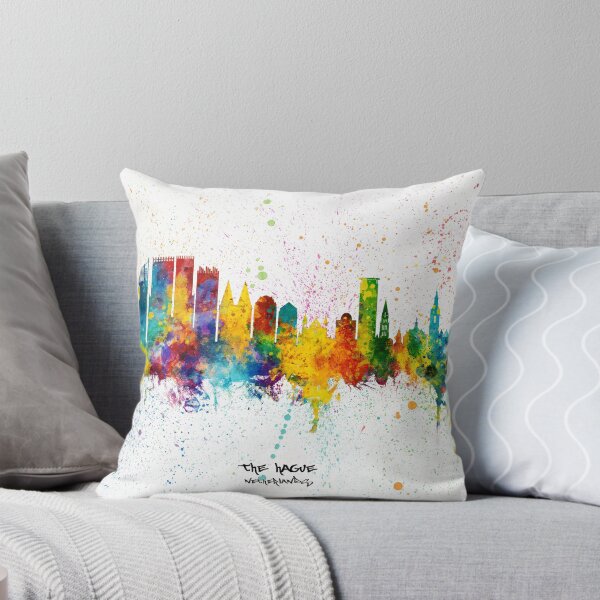 Item preview, The Hague Netherlands Skyline designed and sold by ArtPrints.