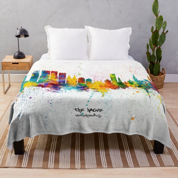 Item preview, The Hague Netherlands Skyline designed and sold by ArtPrints.