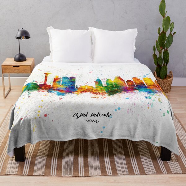 Artikelvorschau, San Antonio Texas Skyline entworfen und verkauft von ArtPrints.
