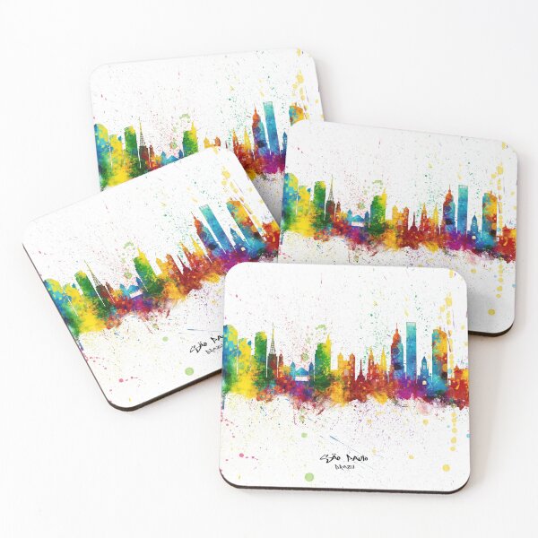 Item preview, São Paulo Skyline Brazil designed and sold by ArtPrints.