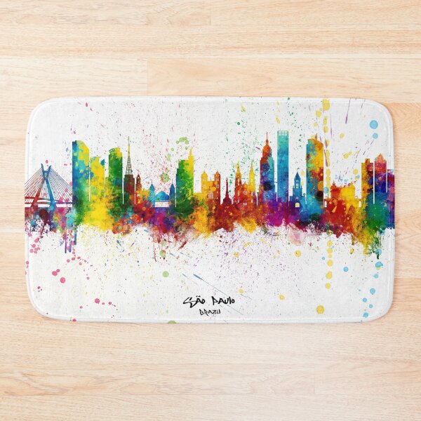 Item preview, São Paulo Skyline Brazil designed and sold by ArtPrints.