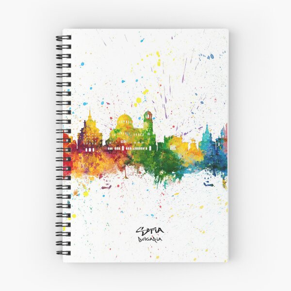 Item preview, Sofia Bulgaria Skyline designed and sold by ArtPrints.