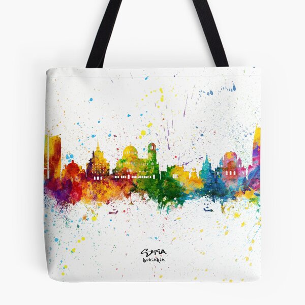 Item preview, Sofia Bulgaria Skyline designed and sold by ArtPrints.