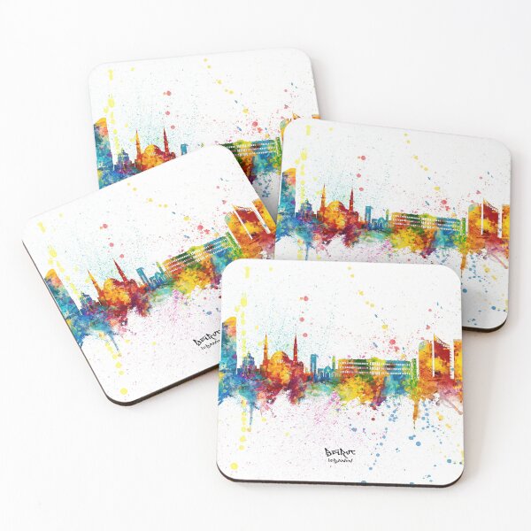 Artikelvorschau, Beirut Lebanon Skyline entworfen und verkauft von ArtPrints.