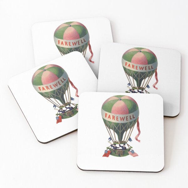 Item preview, Victorian vintage farewell balloon old decal designed and sold by kustom.