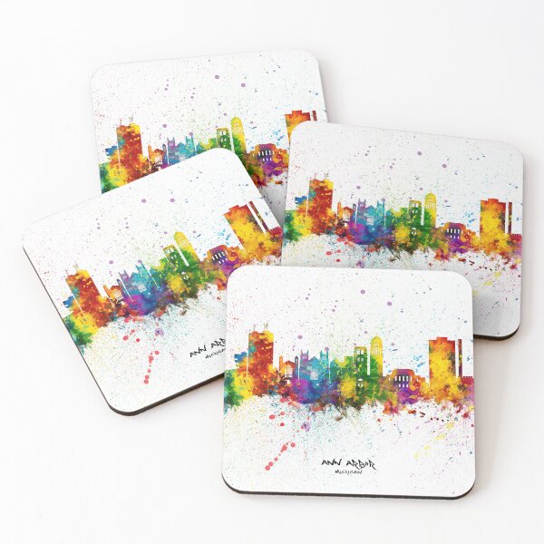 Item preview, Ann Arbor Michigan Skyline designed and sold by ArtPrints.