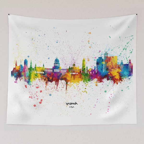 Item preview, Havana Cuba Skyline designed and sold by ArtPrints.