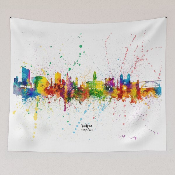 Item preview, Porto Portugal Skyline designed and sold by ArtPrints.