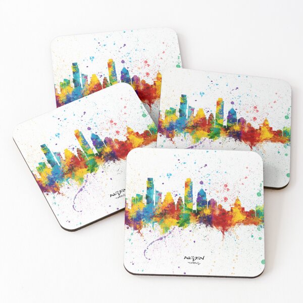 Item preview, Austin Texas Skyline designed and sold by ArtPrints.
