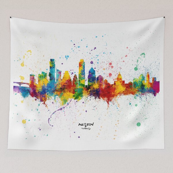 Item preview, Austin Texas Skyline designed and sold by ArtPrints.