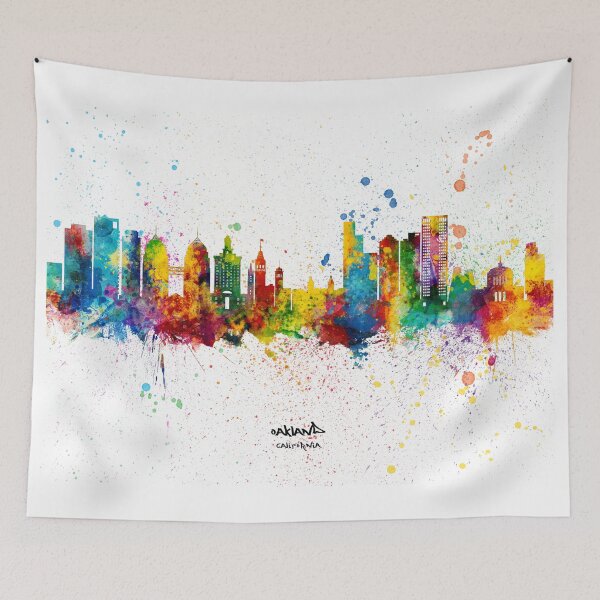 Item preview, Oakland California Skyline designed and sold by ArtPrints.