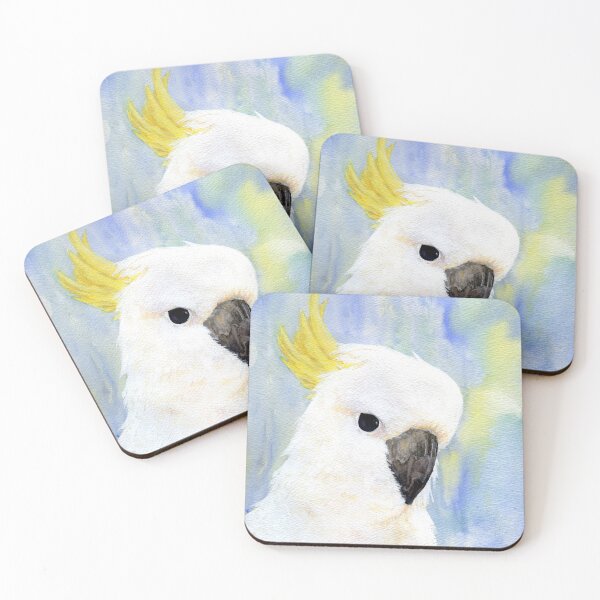 Item preview, Sulphur Crested Cockatoo Watercolour Painting by Heather Holland designed and sold by Heatherian.