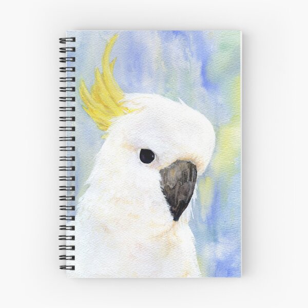 Item preview, Sulphur Crested Cockatoo Watercolour Painting by Heather Holland designed and sold by Heatherian.