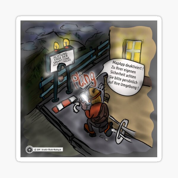 SmartZone - Ende der Ausbaustrecke Sticker