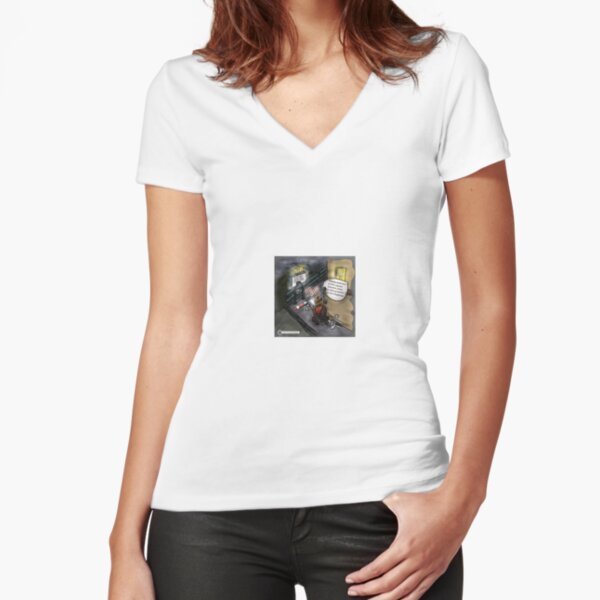 Fitted V-Neck T-Shirt