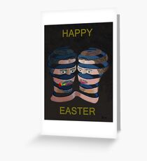 Mykonos Rose Happy Easter Greeting Card